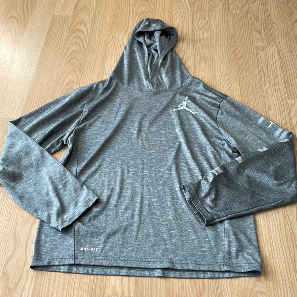 Jumpman Jordan Long Sleeve Hooded Shirt